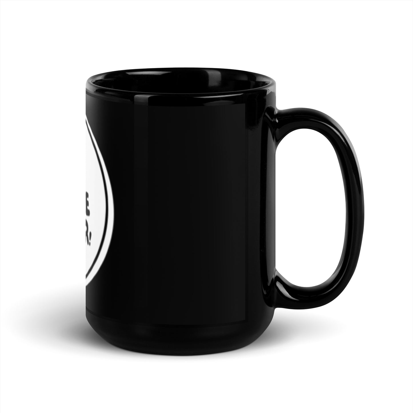 Black Glossy "PTP" Mug