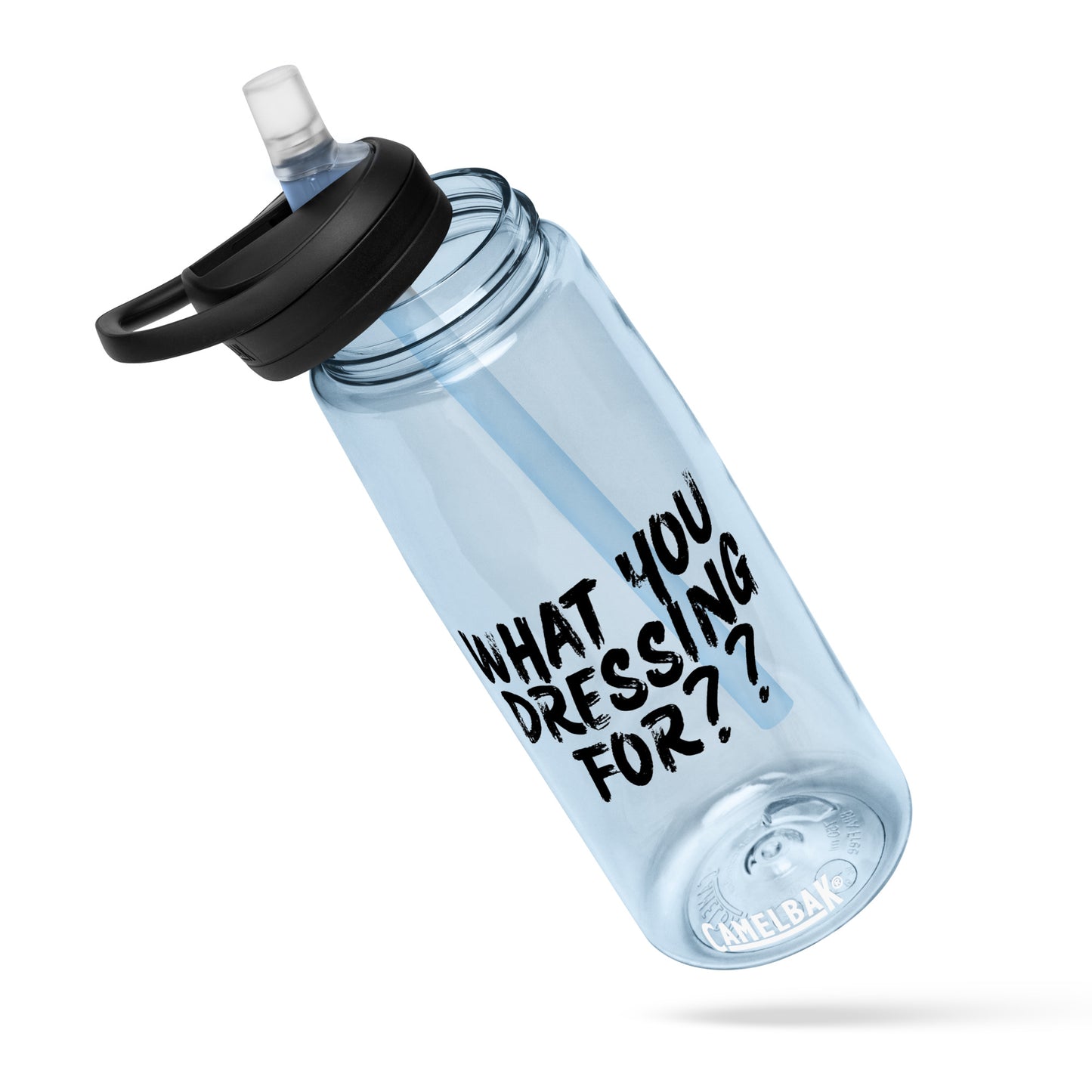 Sports "WYDF?" water bottle